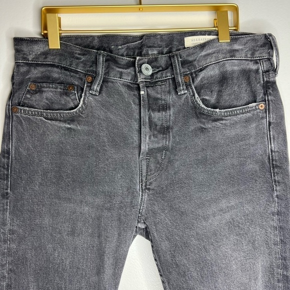 AllSaints Cigarette Skinny Fit Stretch Denim Jeans - MENS - Picture 4 of 8